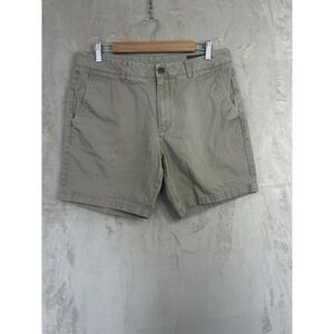 Bonobos Mens 34 Chino Shorts Khaki Tan 100% Cotton 7 Inch Inseam Casual Twill